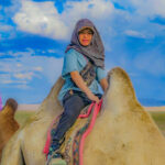 Kids on camel tour © Grassroots Travel