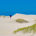 Hiking on the sand dune © Grassroots Travel