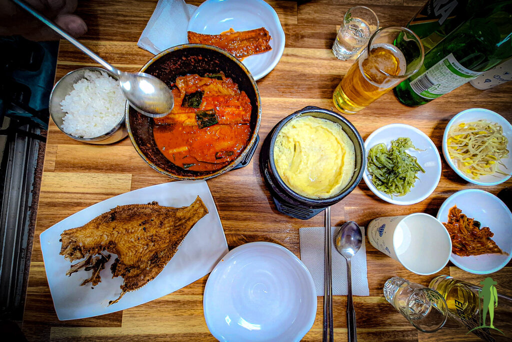 Braised cutlass and grilled plaice with steamed eggs © Grassroo